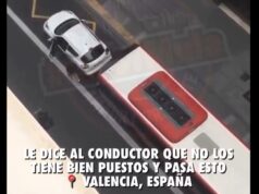VÍDEO | Rabia al volante en Valencia: un conductor de autobús arrolla a vehículo tras una disputa reacción de conductor de autobús en Valencia no tienes huevos