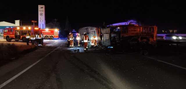Accidente Mortal Camionero Buñol Valencia
