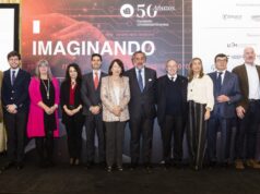 La FUE conmemora su 50 aniversario premiando a la Cámara de España, la Fundación Rafael del Pino, Eva Piera y los fundadores de Turing Technologies
