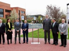 El rey Felipe VI visita el campus de la Universidad Alfonso X el Sabio en Villanueva de la Cañada