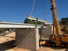 La Generalitat concluye la reconstrucción del Pont del Sabater en Picassent con la instalación de nuevas vigas