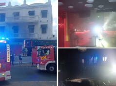 La discoteca Room sufre un incendio que afecta a todo el local