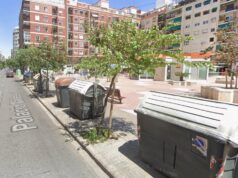 Un contenedor sin retirar acaba con la vida de un motorista en Valencia