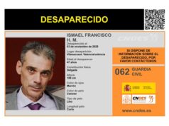 Buscan a Ismael Francisco, desaparecido en Vilamarxant