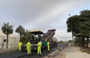 La Generalitat inicia las obras de reparación de la CV-4126 en Alfafar tras las inundaciones