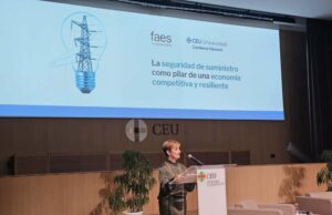 Marián Cano destaca la importancia de la seguridad energética para la economía valenciana