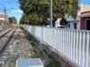 Renovación del vallado metálico en la estación de Alginet de Metrovalencia