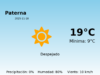 AEMET: El tiempo para Paterna – 18 de Noviembre de 2025