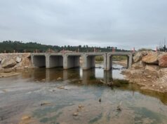 Concluyen las obras de rehabilitación de los pasos sobre el río Magro en Macastre tras las inundaciones