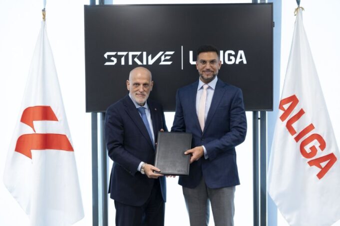 Strive y LALIGA forman una joint venture para expandirse en MENA y Asia