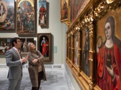 Carmen Ortí inicia su recorrido por el Museo de Bellas Artes de Valencia