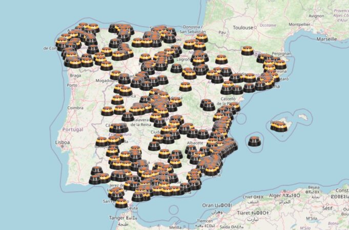 Dónde hay coches detenidos por avería o accidente ahora mismo