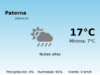 El tiempo hoy 2 de Enero de 2026 en Paterna según AEMET