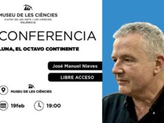 Conferencia gratuita sobre la Luna en el Museu de les Ciències a cargo de José Manuel Nieves