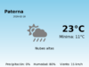 Predicción meteorológica: Paterna, 18 de Febrero de 2026