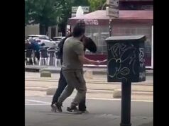 VÍDEO | Un frutero de Benimaclet sale con un cuchillo para frenar un robo