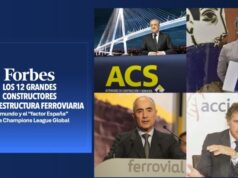 El sector ferroviario español logra cuatro puestos entre los líderes mundiales según Forbes