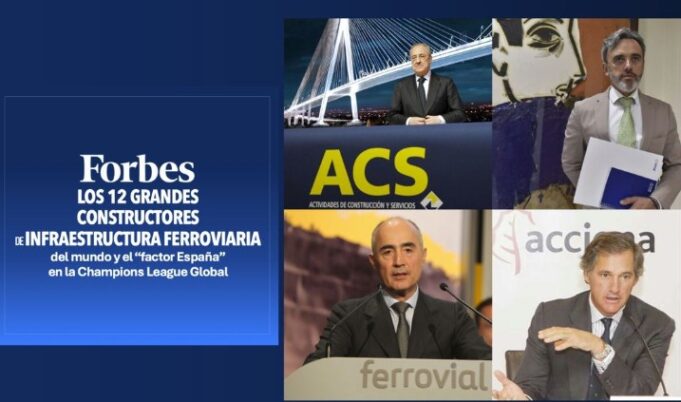 El sector ferroviario español logra cuatro puestos entre los líderes mundiales según Forbes