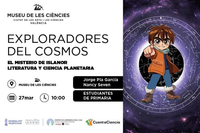 La actividad ‘Exploradores del Cosmos’ reunirá a escolares y científicos en el Museu de les Ciències