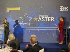Marián Cano resalta el liderazgo empresarial en la 43ª entrega de los Premios ASTER en Valencia