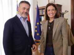 Reunión entre José Díez y la alcaldesa de Almassora sobre proyectos municipales de la Generalitat