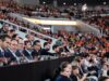 Juanfran Pérez Llorca presencia el emocionante enfrentamiento de la Euroliga en el Roig Arena