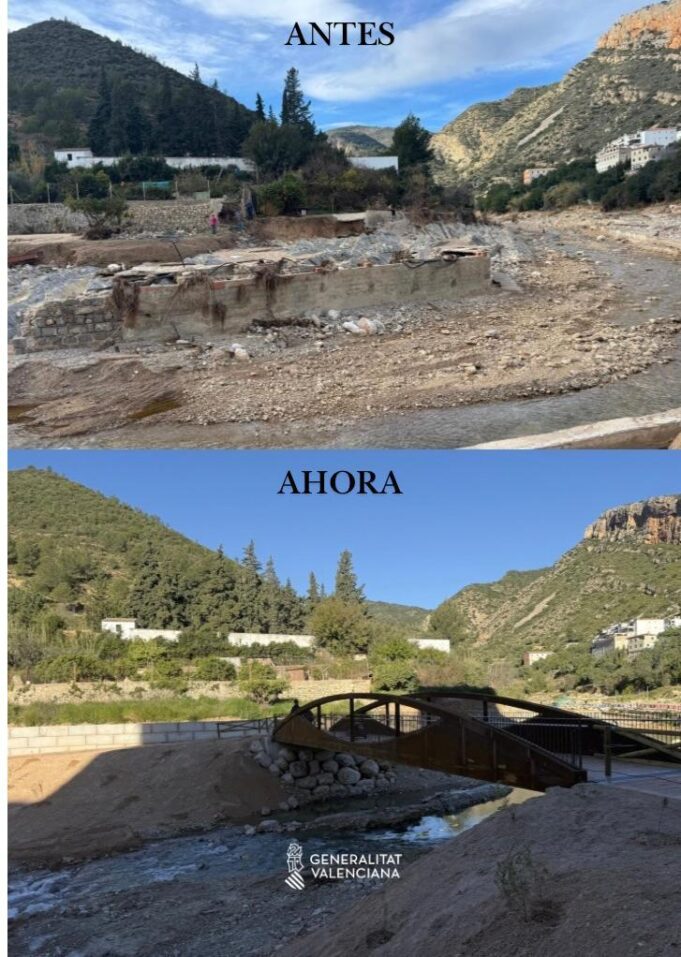 La Generalitat Anuncia la Recuperación de las Pasarelas en Sot de Chera para Esta Semana Santa