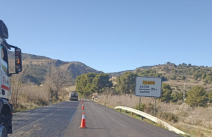 La Generalitat concluye la fase final de las obras para mejorar la seguridad vial en la CV-800 de Jijona