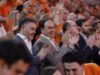 Pérez Llorca asiste al decisivo partido entre Valencia Basket y Panathinaikos por acceso a la Final Four