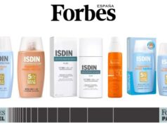 ISDIN vuelve a encabezar el ranking Forbes de protectores solares en España