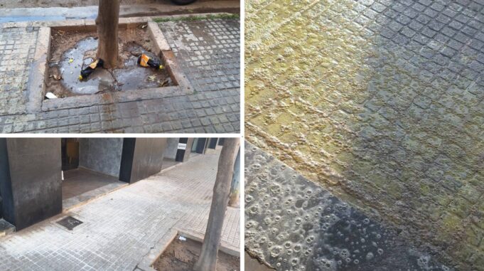 Pánico en Sagunto: atacan con ácido un comercio con menores en el interior