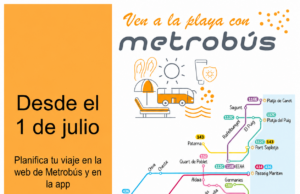 La Generalitat implementa un nuevo servicio de Metrobús para el verano, mejorando el acceso a playas en el área de València