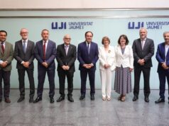 El President Pérez Llorca resalta la importancia de la excelencia académica en la toma de posesión del nuevo Rector de la Universitat Jaume I