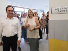 Pérez Llorca destaca el nuevo CEIP de Sant Joan de Moró como un modelo del compromiso del Consell con la educación