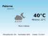 El tiempo hoy 7 de Julio de 2026 en Paterna según AEMET