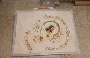 El IVCR+i concluye la restauración de una bandera religiosa de La Torre tras inundaciones