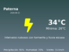 Predicción meteorológica: Paterna, 15 de Agosto de 2026
