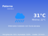 El tiempo hoy 22 de Agosto de 2026 en Paterna según AEMET