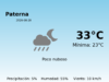 El tiempo en Paterna hoy, 28 de Agosto de 2026