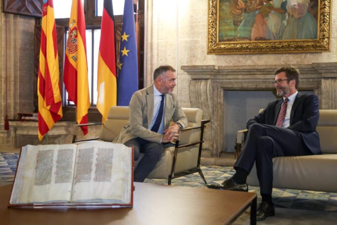 José Díez se reúne con el nuevo embajador de Alemania en España para fortalecer vínculos comerciales