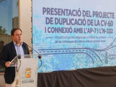 Las obras de desdoblamiento de la CV-60 darán inicio en 2027 tras una inversión de 347 millones de euros
