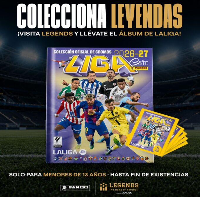 LEGENDS y PANINI acercan la pasión por el fútbol a los más pequeños con una promoción especial