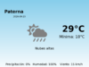 Predicción meteorológica: Paterna, 23 de Septiembre de 2026