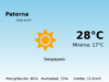 AEMET: El tiempo para Paterna – 7 de Octubre de 2026