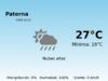 El tiempo en Paterna hoy, 15 de Octubre de 2026